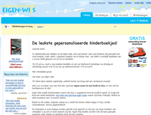 Tablet Screenshot of boek-met-eigen-naam.nl
